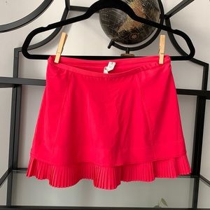 LuluLemon Pink Pleated Tennis Skirt